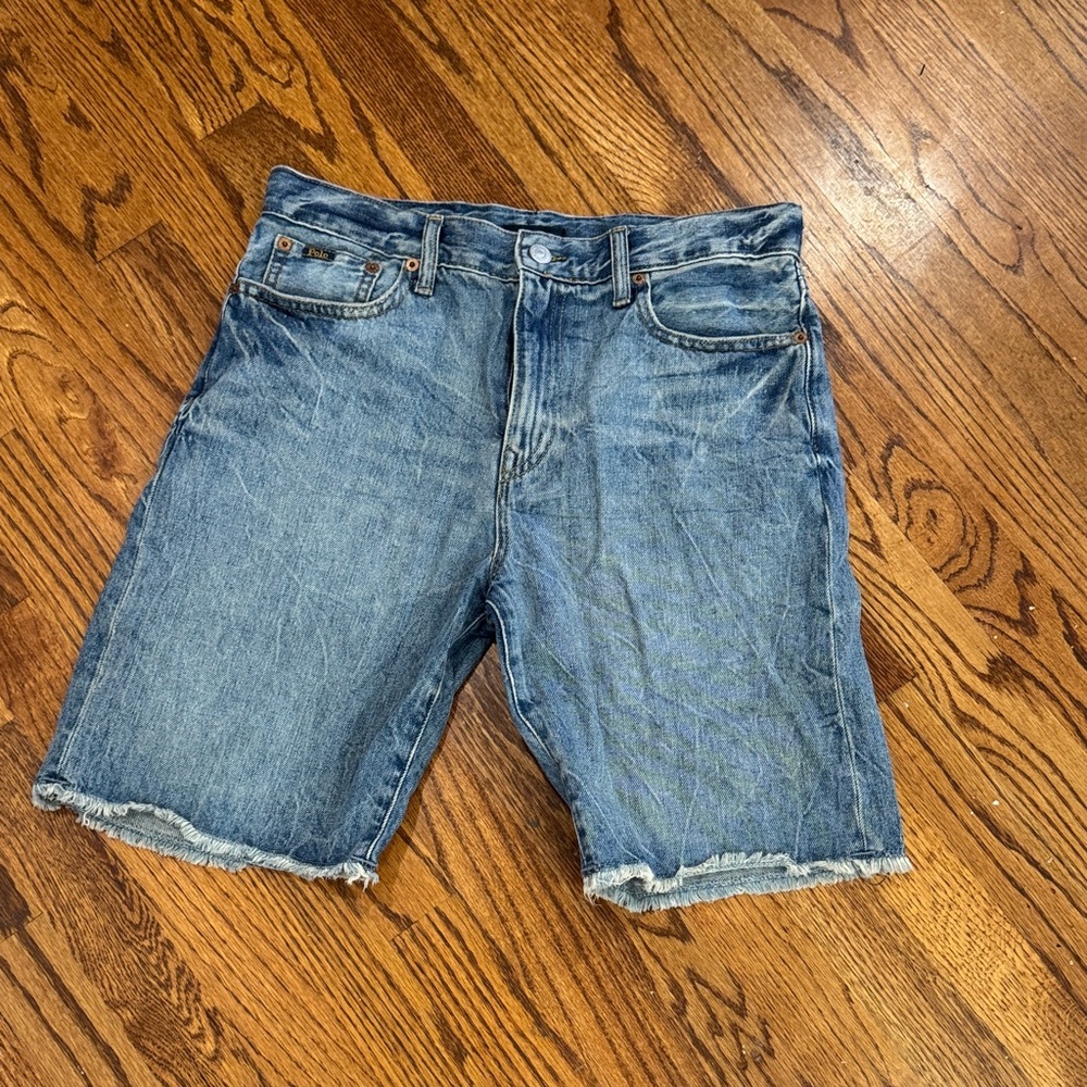 Polo by Ralph Lauren Boys Light Blue Denim Shorts
